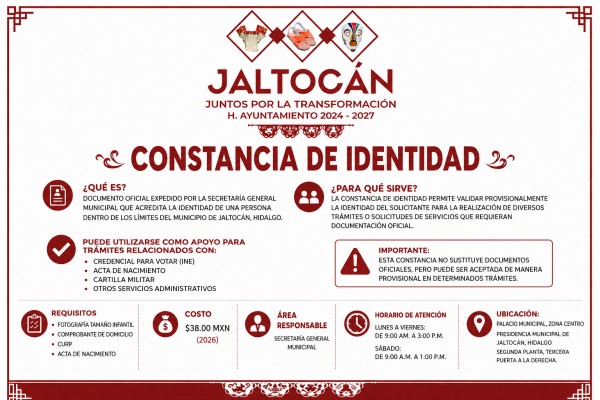 CONSTANCIA DE IDENTIDAD 