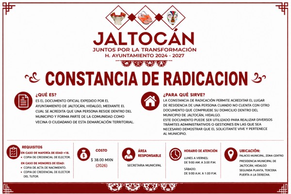 CONSTANCIA DE RADICACION